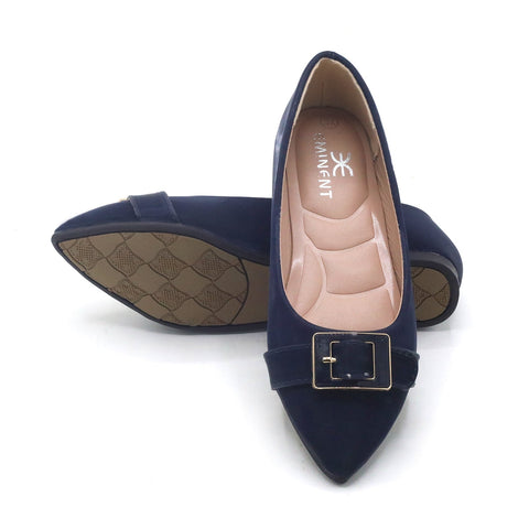 Eminent Girls Pumps - Navy Blue