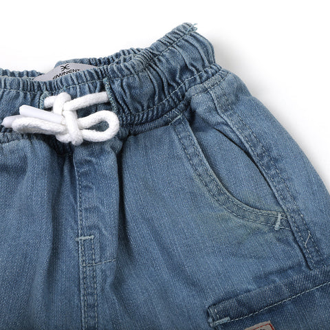 Eminent Newborn Boys Denim Pant - Ice Blue, Newborn Boys Shorts & Pants, Eminent, Chase Value