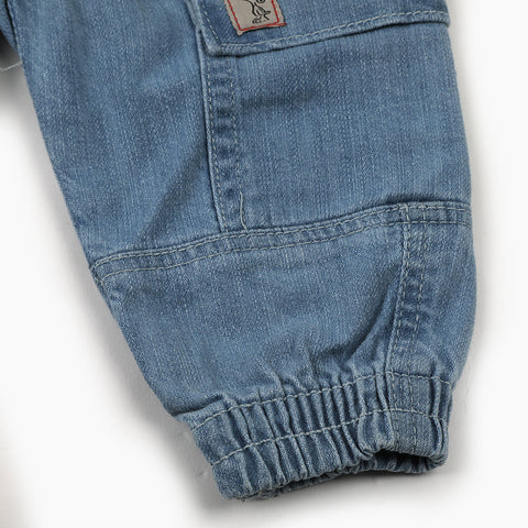 Eminent Newborn Boys Denim Pant - Ice Blue, Newborn Boys Shorts & Pants, Eminent, Chase Value