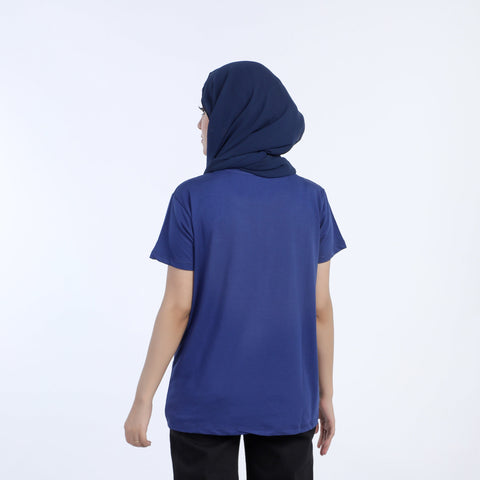 Eminent Women's Half Sleeves Printed T-Shirt - Navy Blue, Women T-Shirts & Tops, Eminent, Chase Value