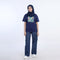Eminent Women's Half Sleeves Printed T-Shirt - Medival Blue, Women T-Shirts & Tops, Eminent, Chase Value
