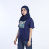 Eminent Women's Half Sleeves Printed T-Shirt - Medival Blue, Women T-Shirts & Tops, Eminent, Chase Value
