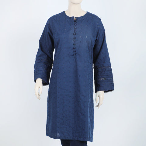Eminent Women's Stitched Kurti - Navy Blue, Women Ready Kurtis, Eminent, Chase Value