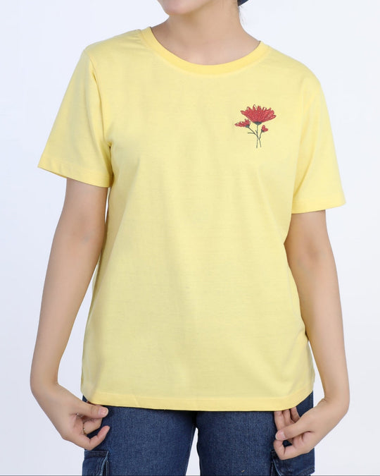 Eminent Women's Half Sleeves Printed T-Shirt, Women T-Shirts & Tops, Eminent, Chase Value