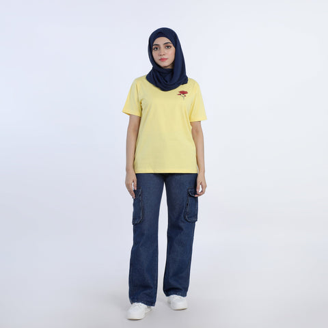 Eminent Women's Half Sleeves Printed T-Shirt, Women T-Shirts & Tops, Eminent, Chase Value