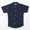 Eminent Boy Half Sleeves Casual Shirt - Navy Blue