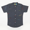 Eminent Boy Half Sleeves Casual Shirt - Dark Grey