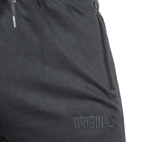 Eminent Men's Embroidered Trouser - Dark Grey