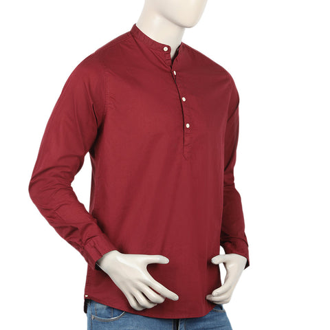 Eminent Men's Casual Plain Shirt - Maroon, Men's Shirts, Eminent, Chase Value