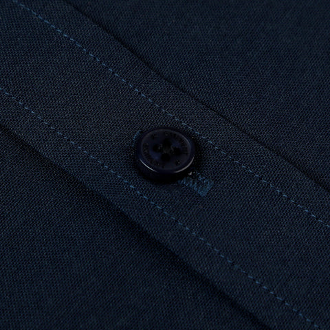 Eminent Men's Formal Chambray Shirt - Navy Blue