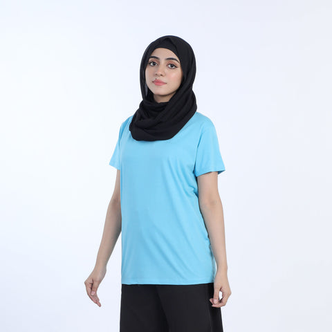 Eminent Women's Half Sleeves Printed T-Shirt - Navy Peony, Women T-Shirts & Tops, Eminent, Chase Value