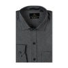 Eminent Men's Formal Chambray Shirt - Dark Grey