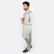 Eminent Men's Kurta Embroidered Shalwar Suit - Grey