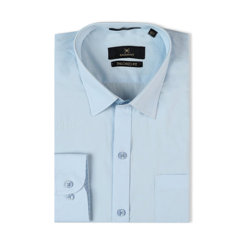 Eminent Men's Formal Plain Shirt - Sky Blue