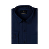 Eminent Men's Formal Plain Shirt - Navy Blue