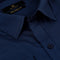 Eminent Men's Formal Plain Shirt - Navy Blue