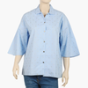 Eminent Women's Western Top - Light Blue