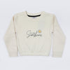 Eminent Girls Full Sleeves SweatShirt - Off White