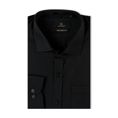 Eminent Men's Formal Chambray Shirt - Black
