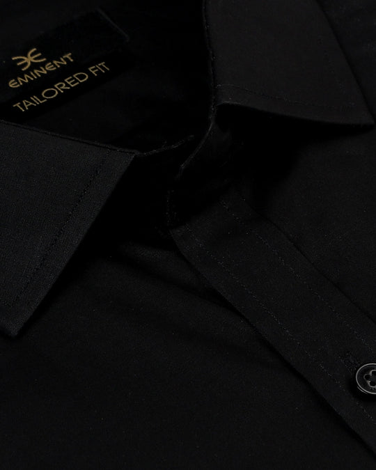 Eminent Men's Formal Plain Shirt - Black, Men's Shirts, Eminent, Chase Value