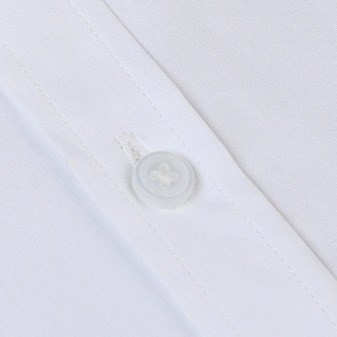 Eminent Men's Formal Plain Shirt - White