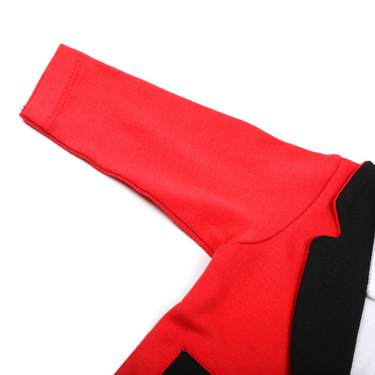 Eminent Newborn Boys Full Sleeves Romper - Red