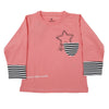 Eminent Girls Full Sleeves T-Shirt - Flamingo Pink