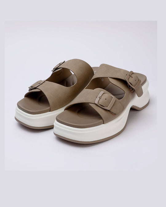 Eminent Women's Softy Slipper - Khaki, Women Slippers, Chase Value, Chase Value