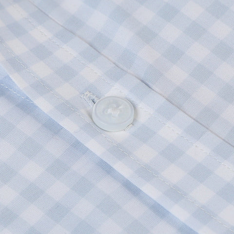 Eminent Men's Formal Check Shirt - Light Blue