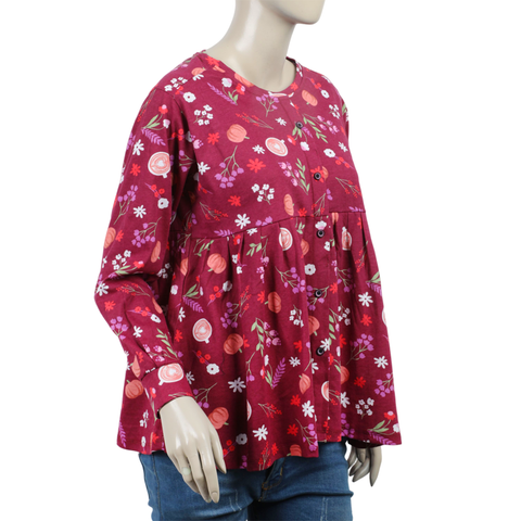 Eminent Women's Western Top - Maroon