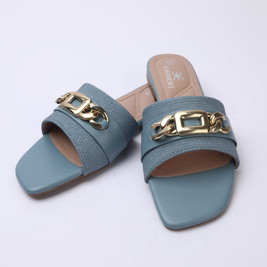 Eminent Women's Slipper - Blue, Women Slippers, Chase Value, Chase Value