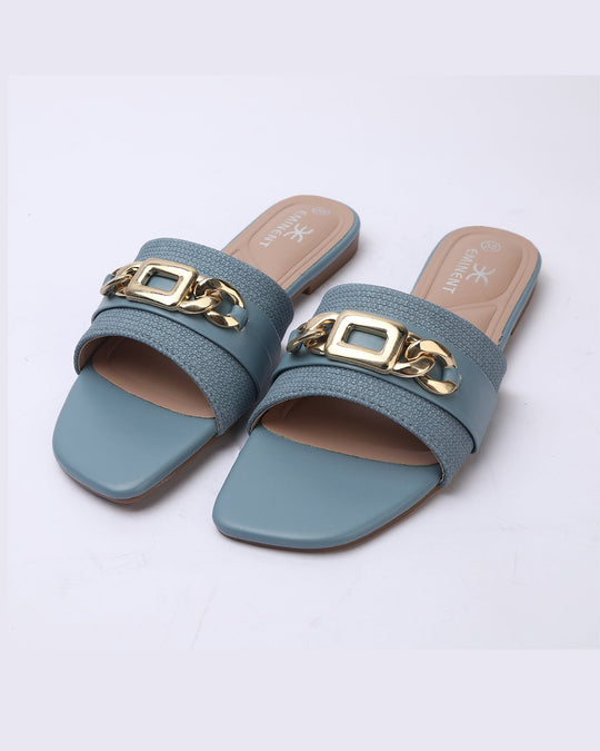 Eminent Women's Slipper - Blue, Women Slippers, Chase Value, Chase Value