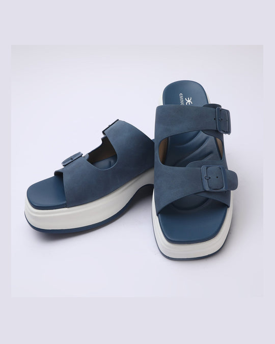 Eminent Women's Softy Slipper - Blue, Women Slippers, Chase Value, Chase Value