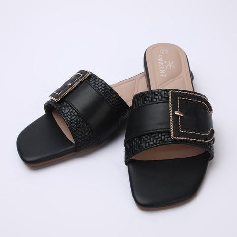 Eminent Women's Slipper - Black, Women Slippers, Chase Value, Chase Value