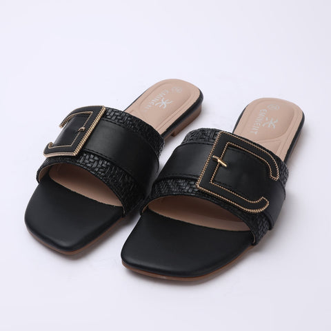 Eminent Women's Slipper - Black, Women Slippers, Chase Value, Chase Value