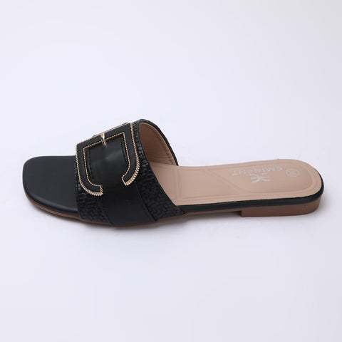 Eminent Women's Slipper - Black, Women Slippers, Chase Value, Chase Value
