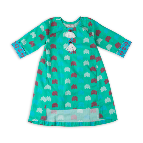 Eminent Girls Kurti - Green
