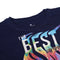 Eminent Girls Half Sleeves T-Shirt - Mid Blue
