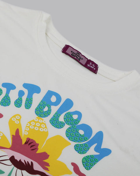 Eminent Girls T-Shirt - White, Girls T-Shirts, Eminent, Chase Value