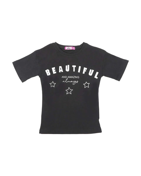 Eminent Girls T-Shirt - Black, Girls T-Shirts, Eminent, Chase Value