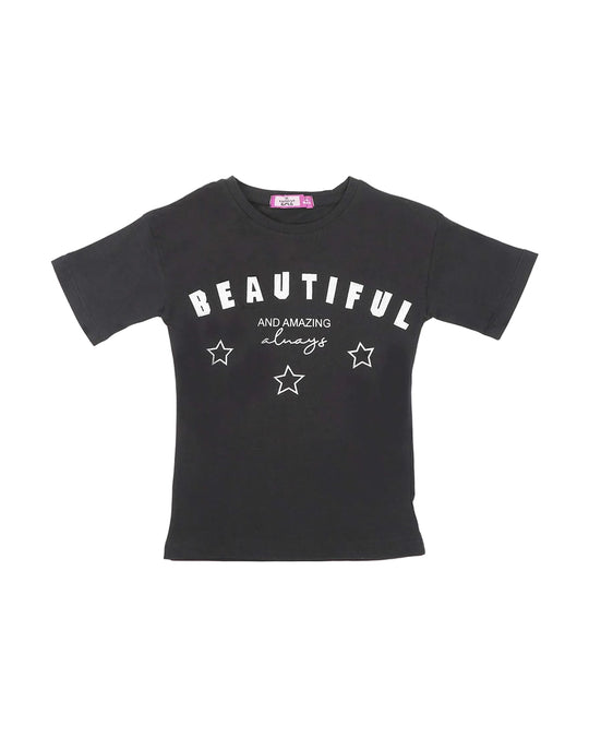 Eminent Girls T-Shirt - Black, Girls T-Shirts, Eminent, Chase Value