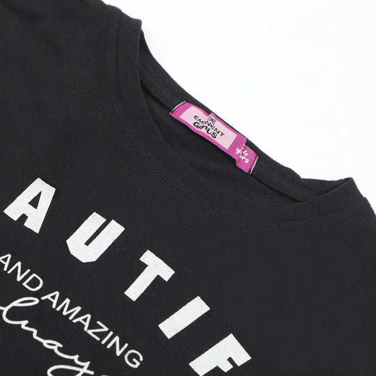 Eminent Girls T-Shirt - Black, Girls T-Shirts, Eminent, Chase Value