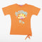 Eminent Girls Half Sleeves T-Shirt - Orange