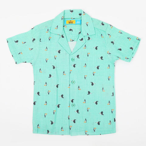 Eminent Boys Casual Printed Shirt - Green, Boys Shirts, Eminent, Chase Value