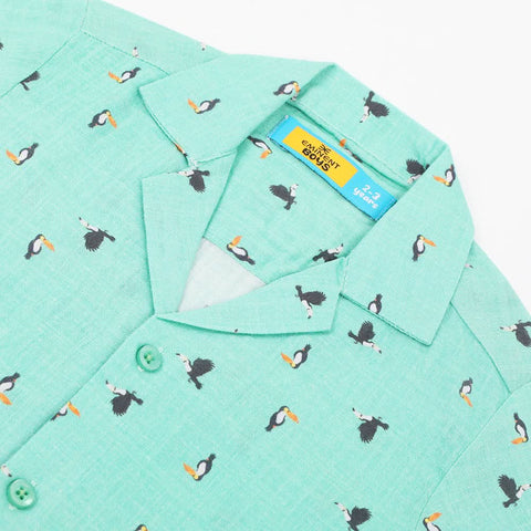 Boys Casual Printed Shirt