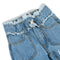 Eminent Girls Wider Leg Denim Capri - Light Blue