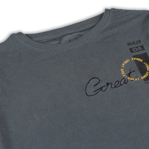 Eminent Women's Half Sleeves T-Shirt - Charcoal, Women T-Shirts & Tops, Eminent, Chase Value