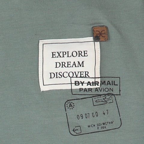 Eminent Men's Half Sleeves T-Shirt - Laurel Green