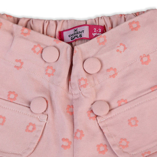 Eminent Girls Cotton Shorts - Pink