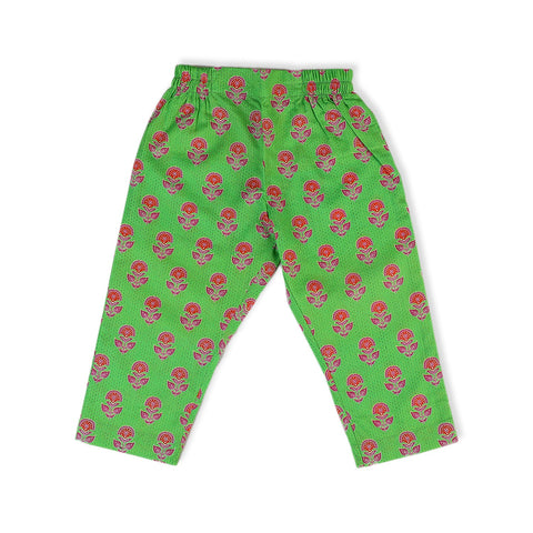 Eminent Girls Shalwar Suits - Green
